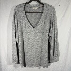 Rylee + Cru Textured Knit Sweater